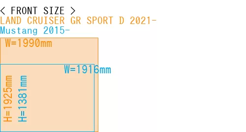 #LAND CRUISER GR SPORT D 2021- + Mustang 2015-